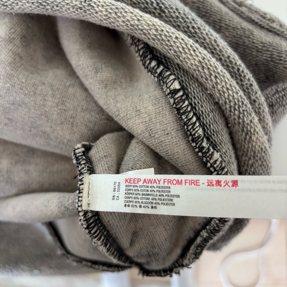 FREE PEOPLE Low Valley Hoodie Vest Size Small Oversized - Picture 4 of 5